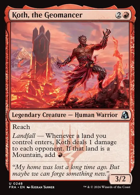 Koth, the Geomancer · Reality Fracture 248/7