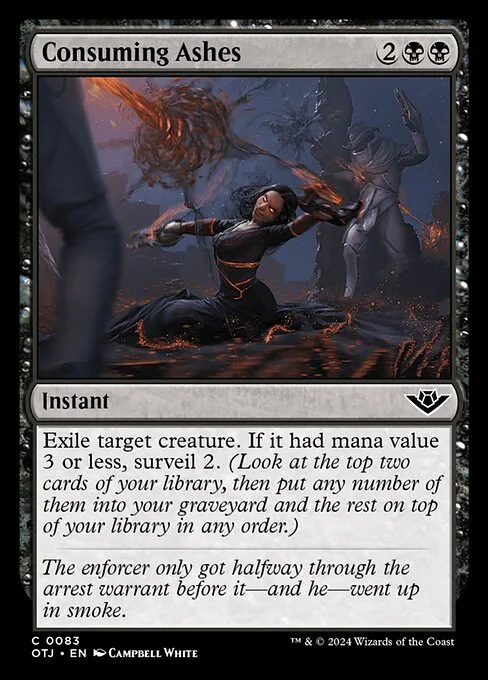 Consuming Ashes · Outlaws of Thunder Junction 83/374