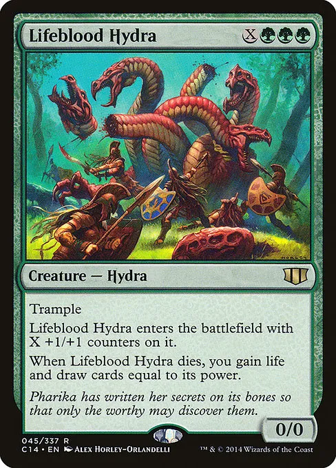 Lifeblood Hydra · Commander 2014 45/337