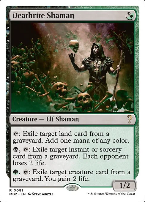 Deathrite Shaman · Mystery Booster 2 81/385