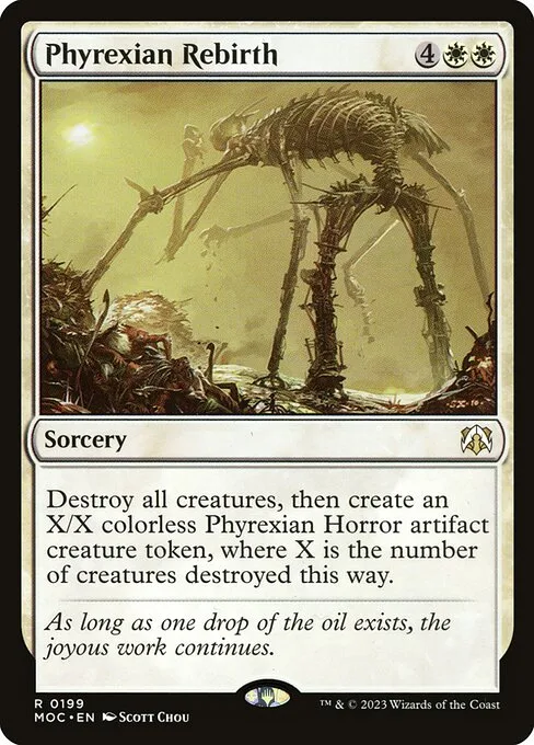 Phyrexian Rebirth · March of the Machine Commander 199/450