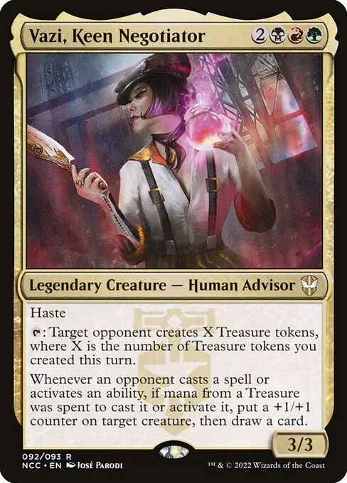 Vazi, Keen Negotiator · New Capenna Commander 92/447