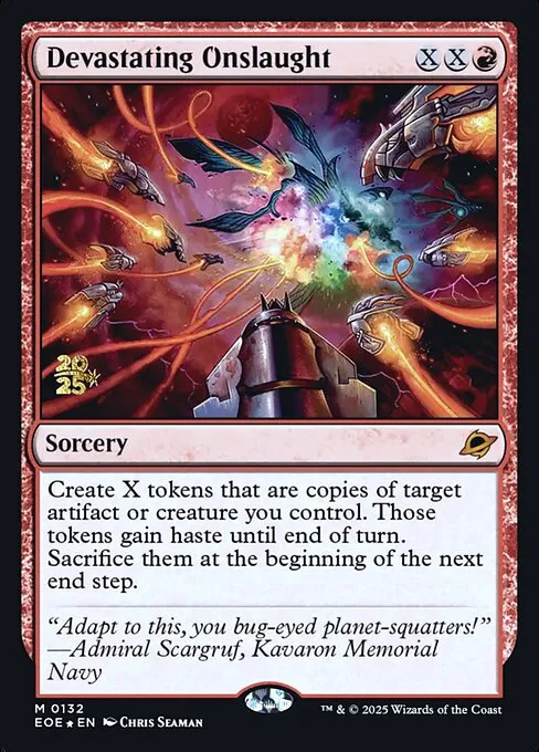 Devastating Onslaught · Edge of Eternities Promos 132s/160