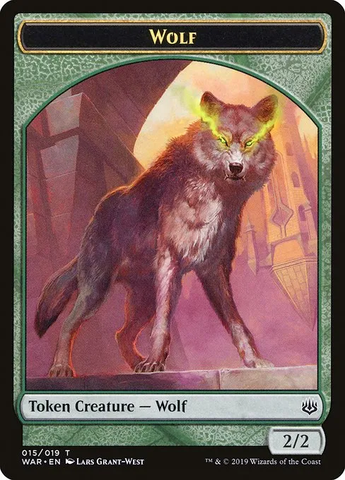 Wolf · War of the Spark Tokens 15/19