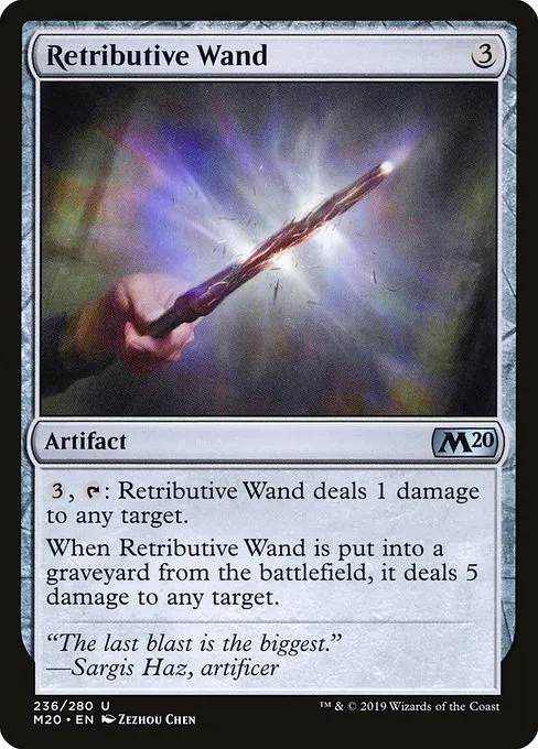 Retributive Wand · Core Set 2020 236/346