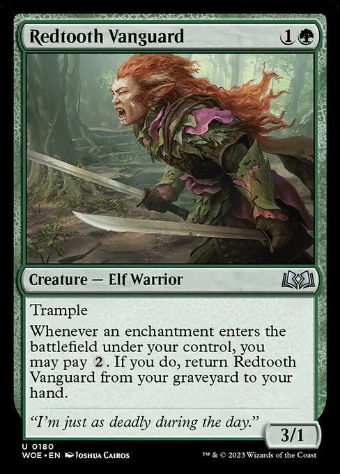 Redtooth Vanguard · Wilds of Eldraine 180/381