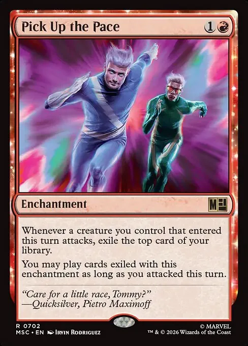 Pick Up the Pace · Marvel Super Heroes Commander 702/9