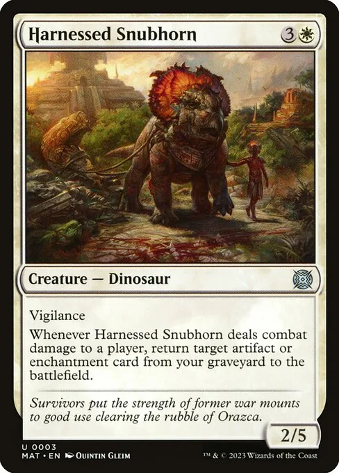 Harnessed Snubhorn · March of the Machine: The Aftermath 3/230