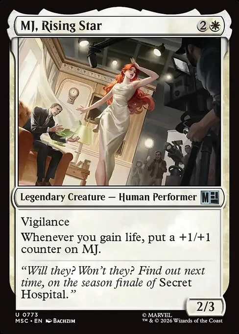 MJ, Rising Star · Marvel Super Heroes Commander 773/9