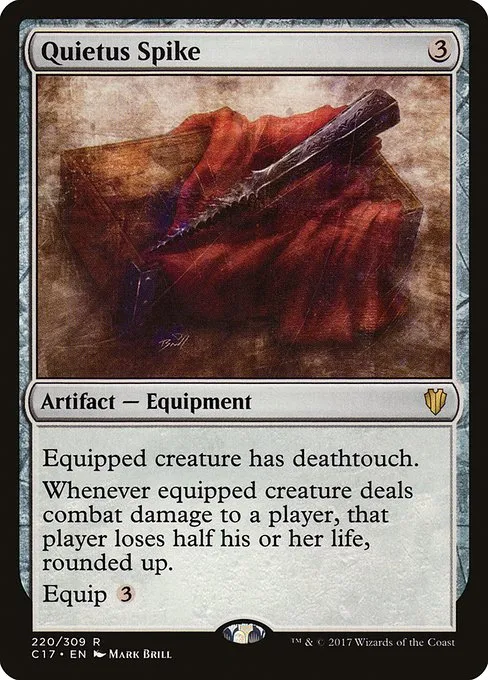 Quietus Spike · Commander 2017 220/309