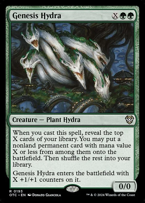 Genesis Hydra · Outlaws of Thunder Junction Commander 193/342