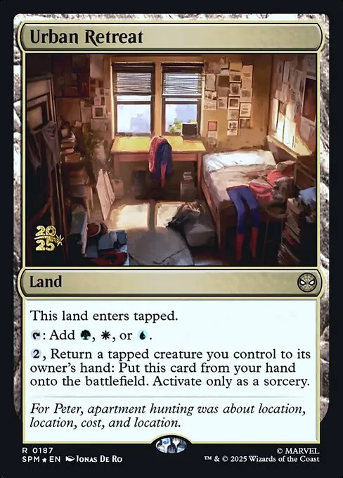 Urban Retreat · Marvel's Spider-Man Promos 187s/68