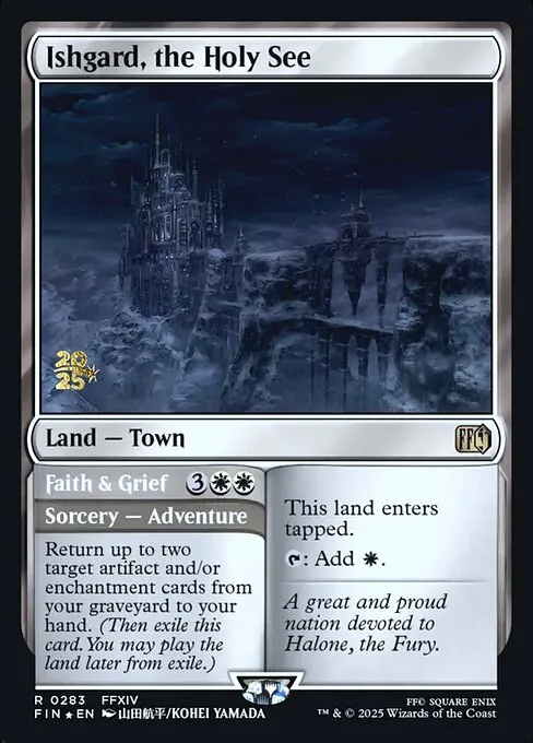 Ishgard, the Holy See // Faith & Grief · Final Fantasy Promos 283s/94