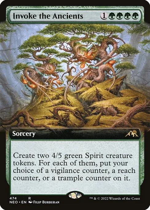 Invoke the Ancients · Kamigawa: Neon Dynasty 474/531