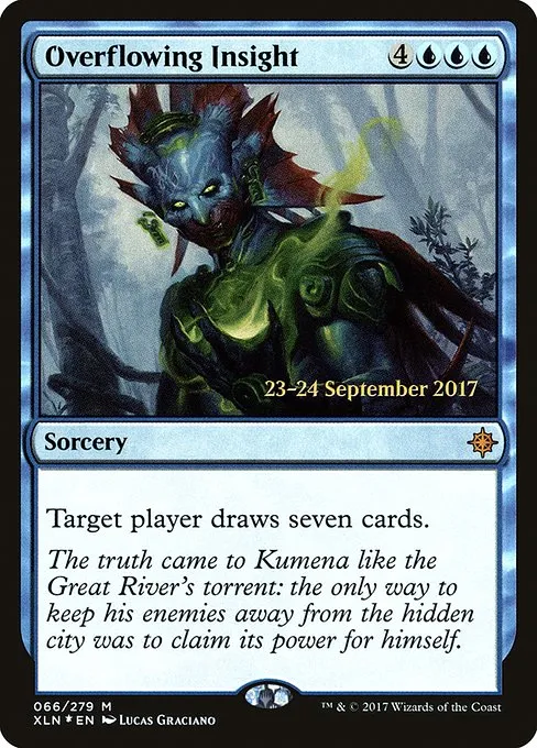 Overflowing Insight · Ixalan Promos 66s/120