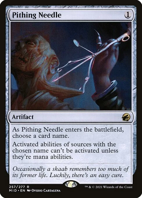 Pithing Needle · Innistrad: Midnight Hunt 257/399