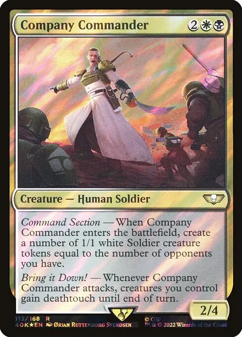 Company Commander · Warhammer 40,000 Commander 113★/617