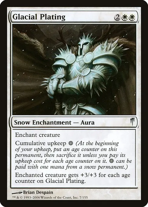 Glacial Plating · Coldsnap 7/155