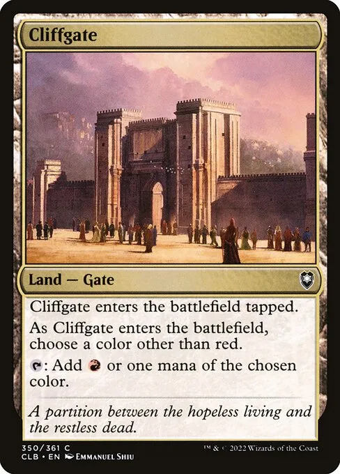 Cliffgate · Commander Legends: Battle for Baldur's Gate 350/936