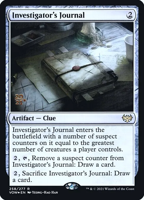 Investigator's Journal · Innistrad: Crimson Vow Promos 258s/121
