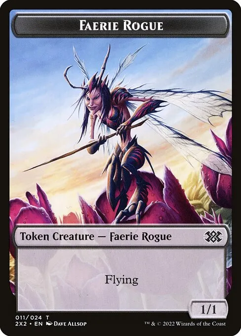 Faerie Rogue · Double Masters 2022 Tokens 11/24