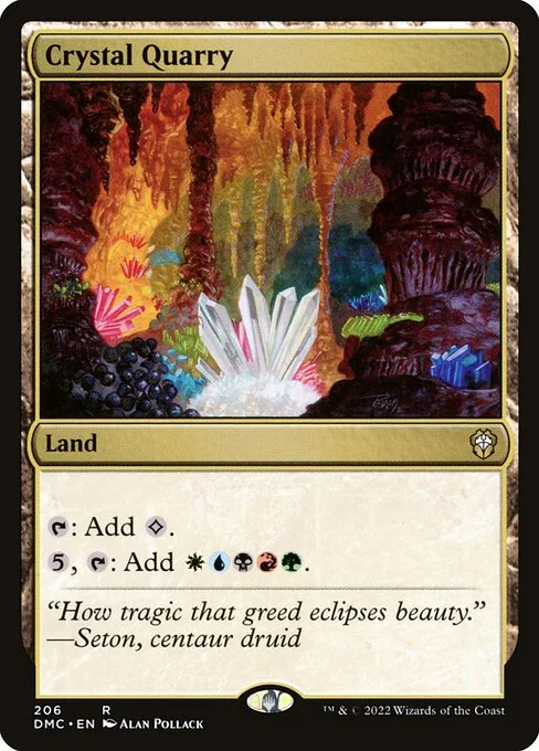 Crystal Quarry · Dominaria United Commander 206/240
