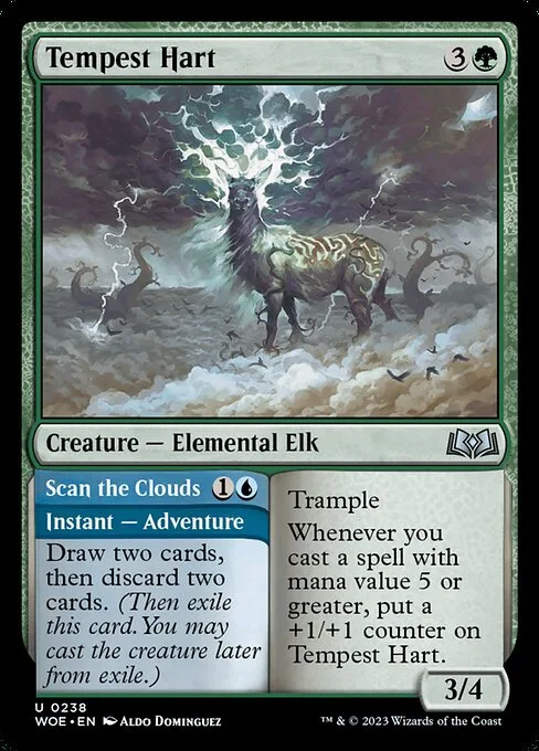 Tempest Hart // Scan the Clouds · Wilds of Eldraine 238/381