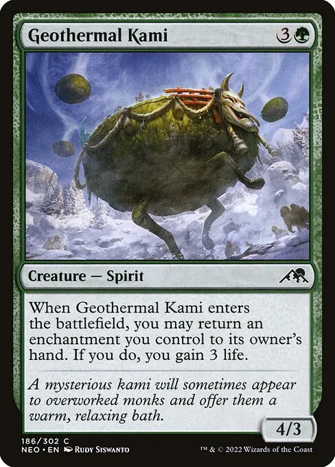 Geothermal Kami · Kamigawa: Neon Dynasty 186/531
