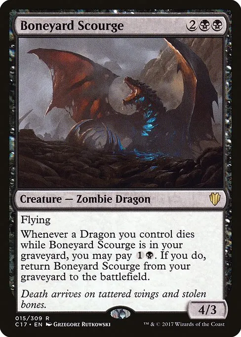 Boneyard Scourge · Commander 2017 15/309