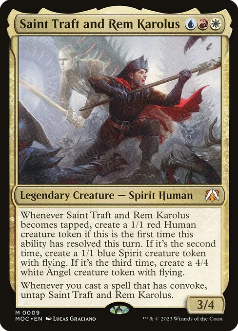 Saint Traft and Rem Karolus · March of the Machine Commander 9/450