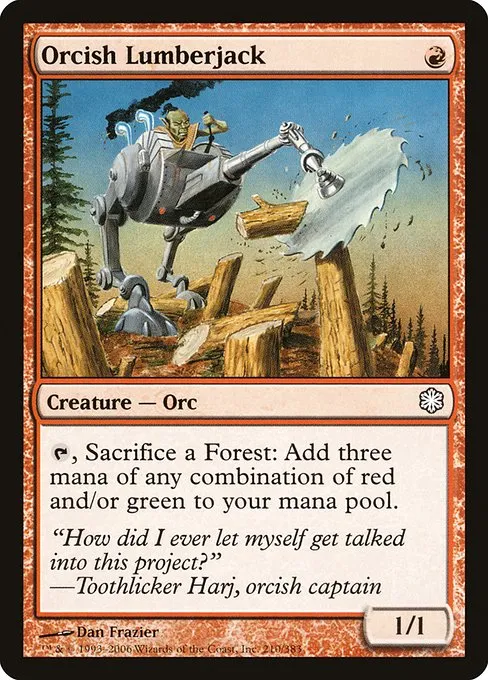 Orcish Lumberjack · Coldsnap Theme Decks 210/62