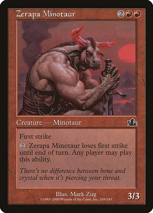 Zerapa Minotaur · Prophecy 108/144