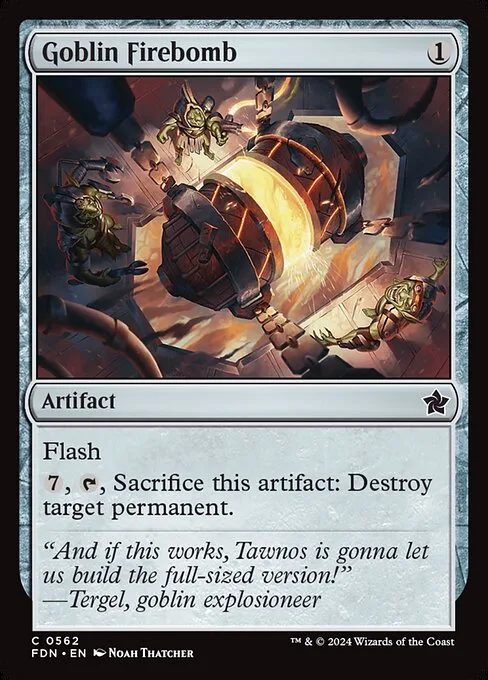 Goblin Firebomb · Foundations 562/771