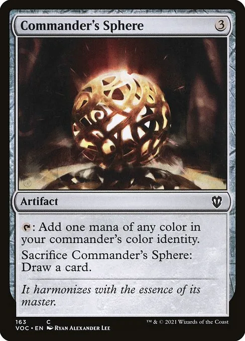 Commander's Sphere · Crimson Vow Commander 163/188