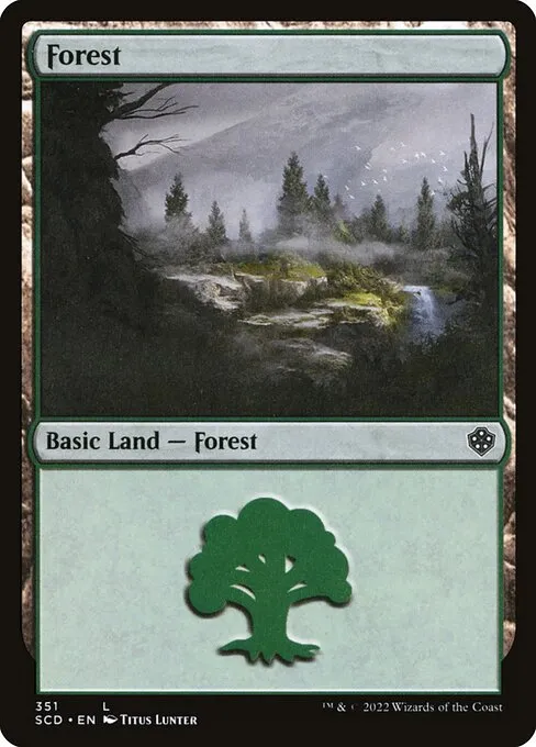 Forest · Starter Commander Decks 351/352