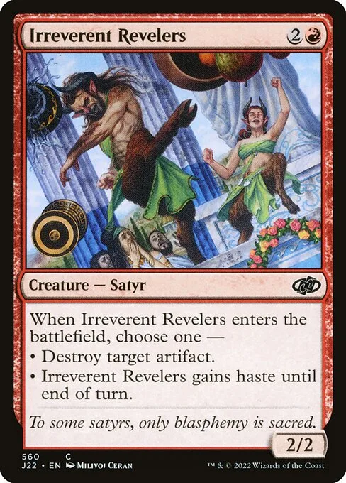 Irreverent Revelers · Jumpstart 2022 560/835
