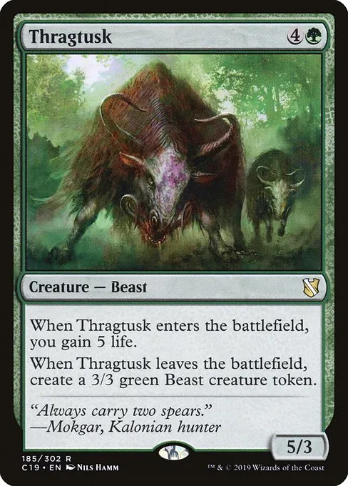 Thragtusk · Commander 2019 185/302