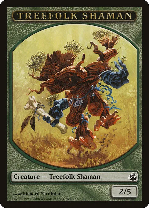 Treefolk Shaman · Morningtide Tokens 3/3