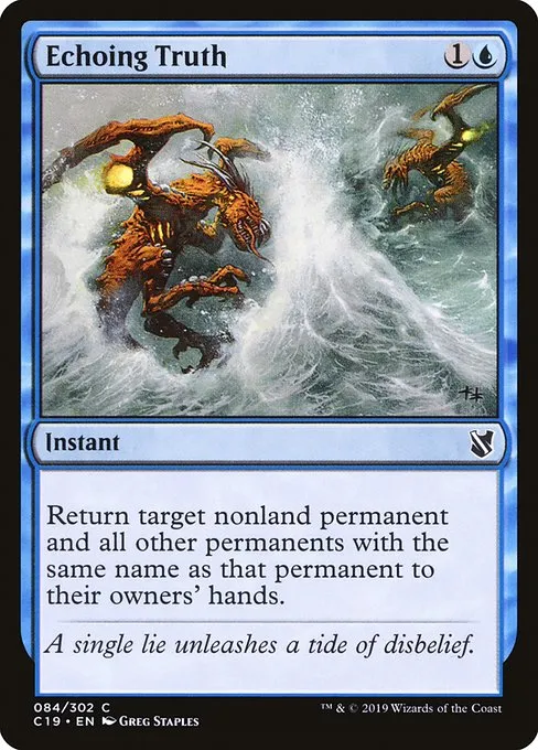 Echoing Truth · Commander 2019 84/302