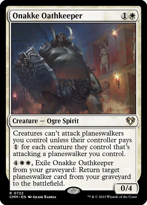Onakke Oathkeeper · Commander Masters 722/1067