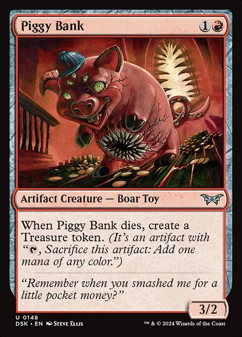 Piggy Bank · Duskmourn: House of Horror 148/419