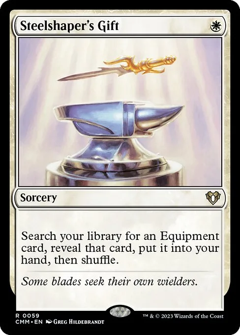 Steelshaper's Gift · Commander Masters 59/1067