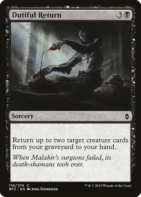 Dutiful Return · Battle for Zendikar 110/299