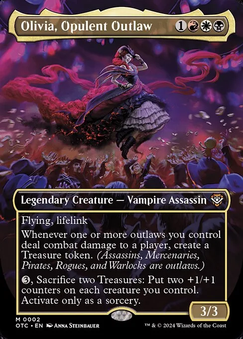 Olivia, Opulent Outlaw · Outlaws of Thunder Junction Commander 2/342
