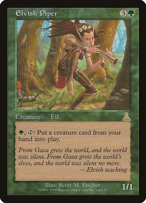 Elvish Piper · Urza's Destiny 104/143