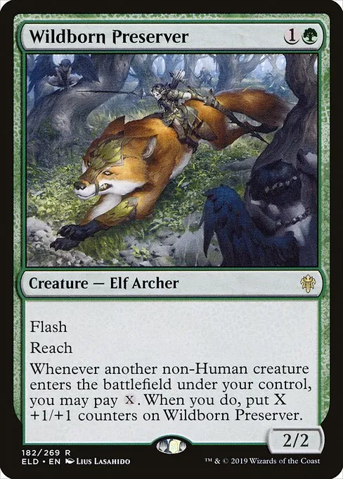 Wildborn Preserver · Throne of Eldraine 182/398