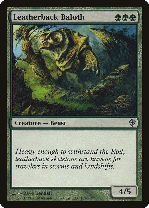 Leatherback Baloth · Worldwake 107/145