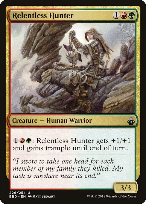 Relentless Hunter · Battlebond 226/256