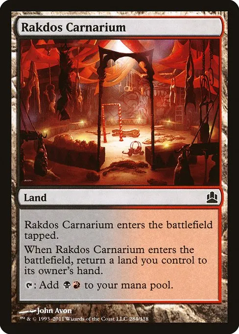 Rakdos Carnarium · Commander 2011 284/318