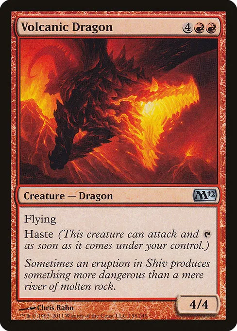 Volcanic Dragon · Magic 2012 158/249